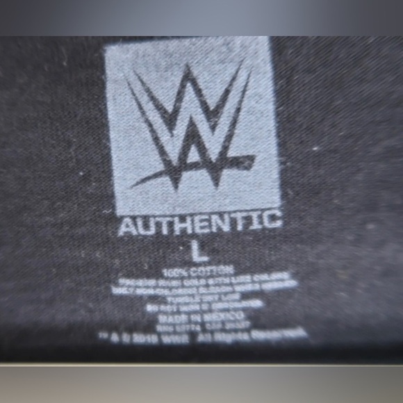 WWE Seth Rollins The Undisputed Future Black T-Shirt Authentic Adult Size Medium - Picture 4 of 5